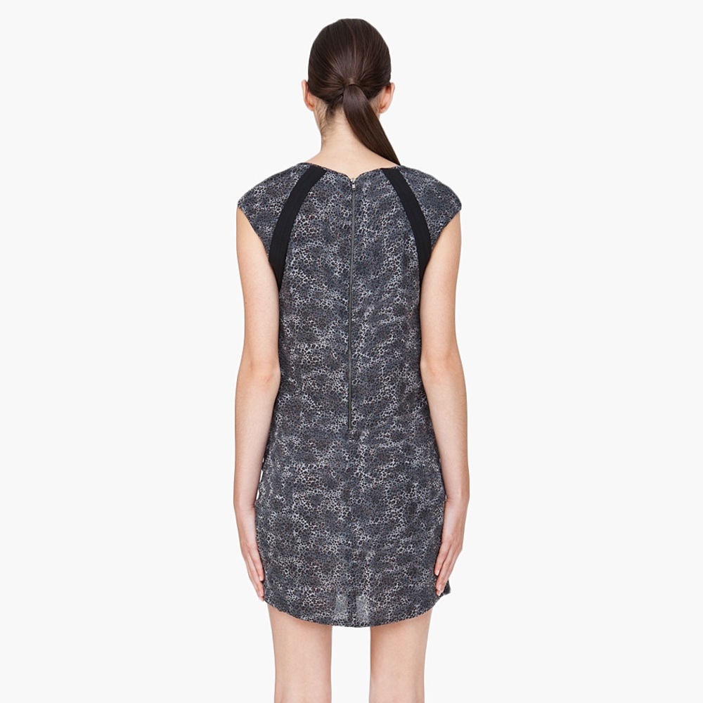 IRO 100% Silk ‘Jane’ Leopard Print Mini Dress - Picture 2 of 14